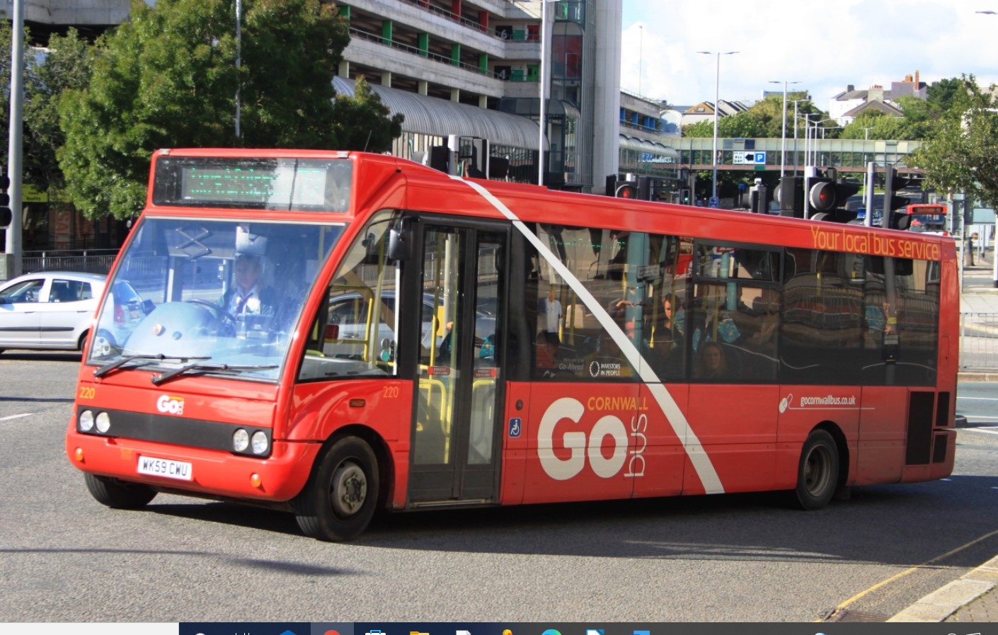 A Go Cornwall bus pictures in Plymouth
