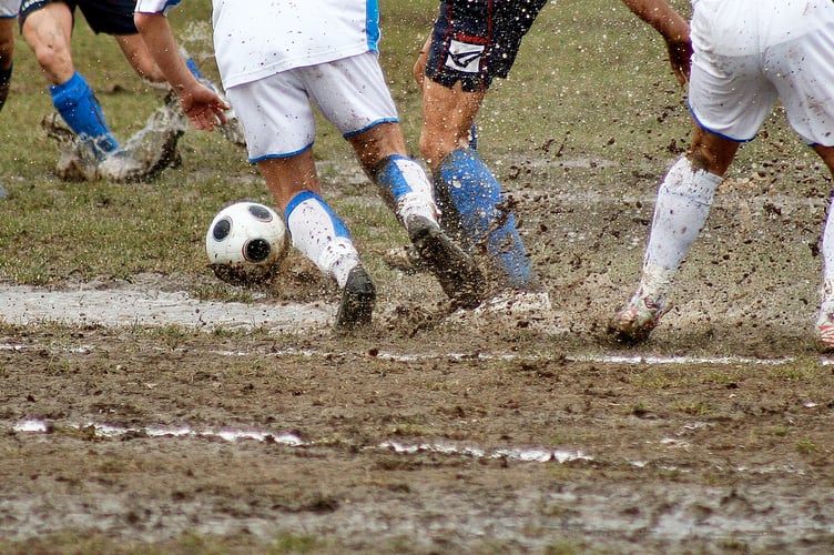 The weather caused havoc with the non-league football programme