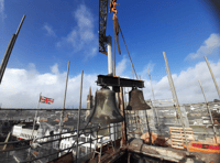 Truro’s historic bells removed for restoration 