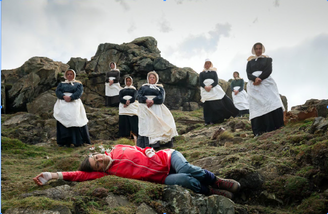 A scene from Mark Jenkin’s new film Enys Men