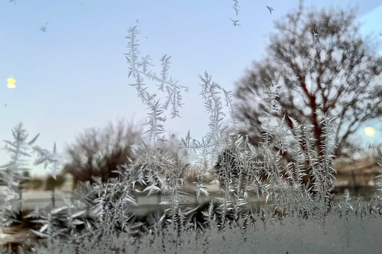 Generic frost ice winter window