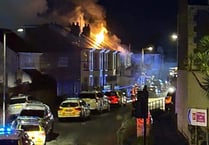 Residents evacuated after a house fire breaks out in Newquay