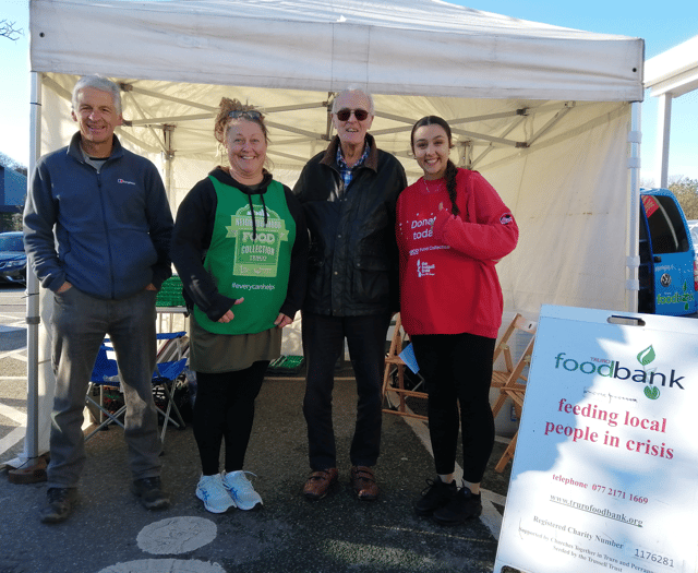 Flood of donations to Truro Foodbank