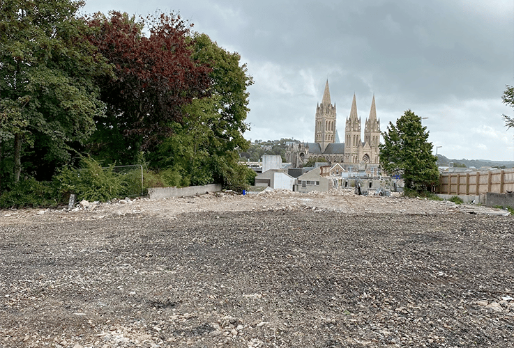 Demolition work has taken place as part of the Pydar redevelopment
​

