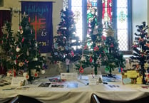 Camborne Parish Church hosts Christmas tree festival