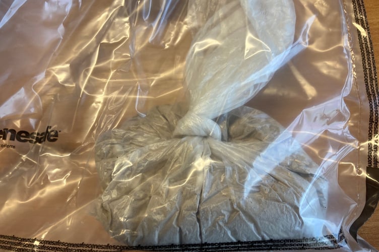 Drugs seized in a raid at Callington