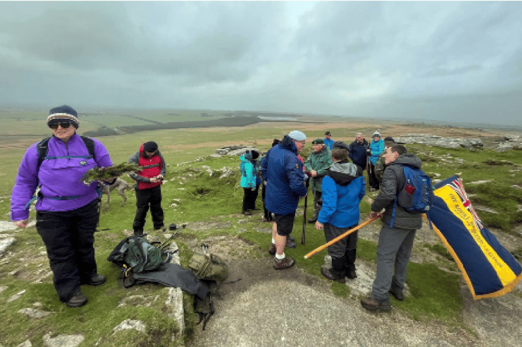 Veterans in moor trek to remember the fallen