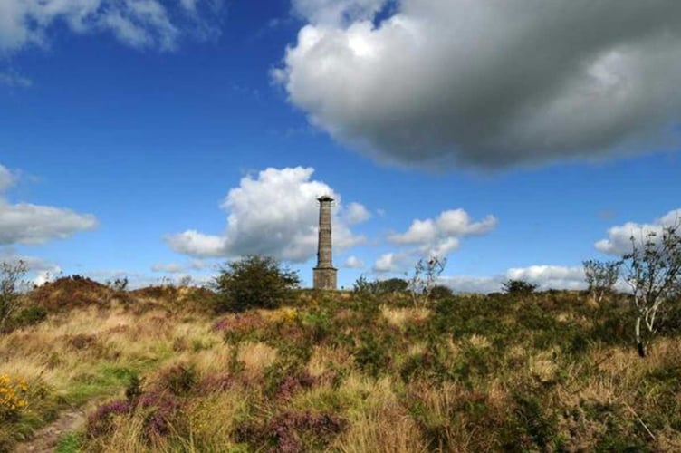 The folly at the top of Kit Hill