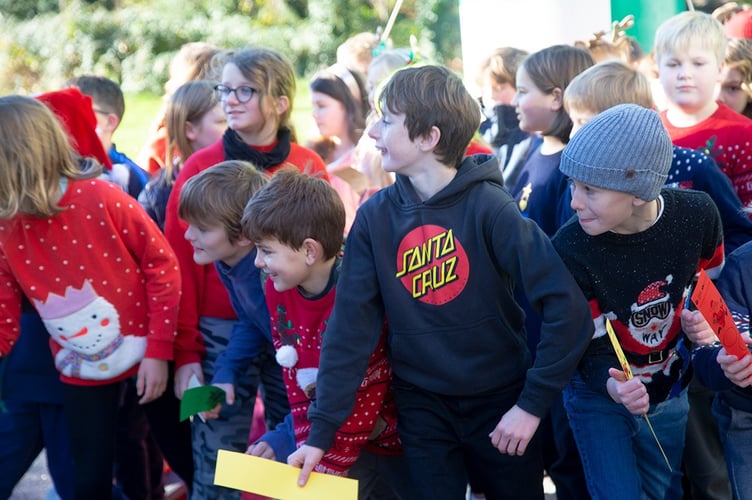 Truro School's Santas on the Run event