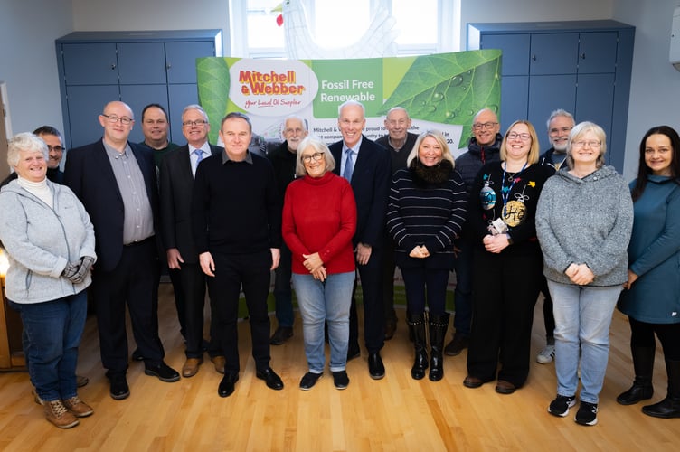 George Eustice MP meeting with Kehelland community members and businesses, as well as local fuel supplier Mitchell & Webber