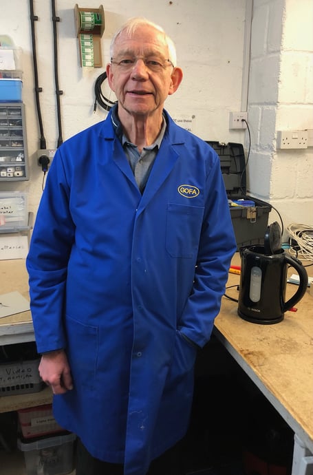 David Hignett has tested electrical equipment for Good Old Furniture Available for 17 years