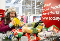 Supermarket’s food collection boost