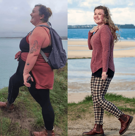 Hayle’s Sophie Ratcliffe before and after losing 11 stone after joining Slimming World 