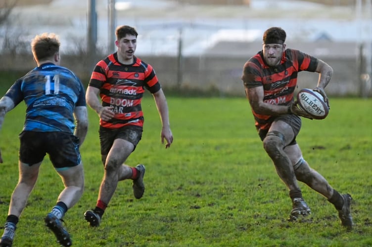 George Mitchell in action for Penryn
