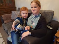 Arthur, 5, saved mum's life