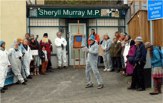 Liskeard Protest