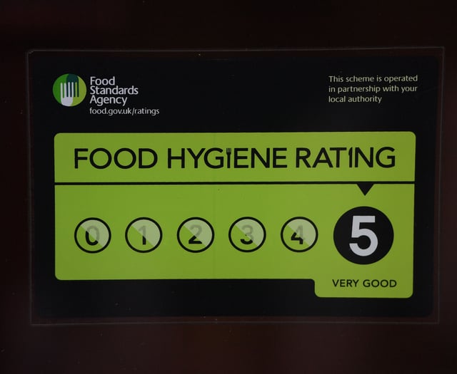 Food hygiene ratings given to two Cornwall establishments