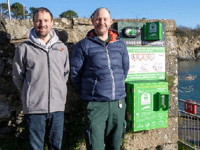 Life-savers team up at Porthpean beach