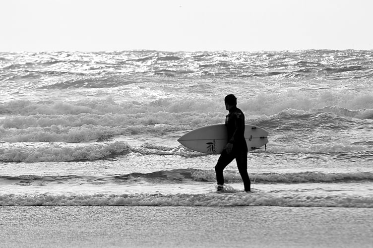 Surfer in Newquay