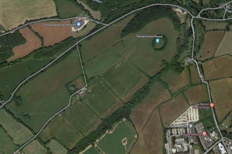 The planned site for the park