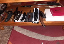 Man arrested after weapons, drugs and a Taser discovered in his house