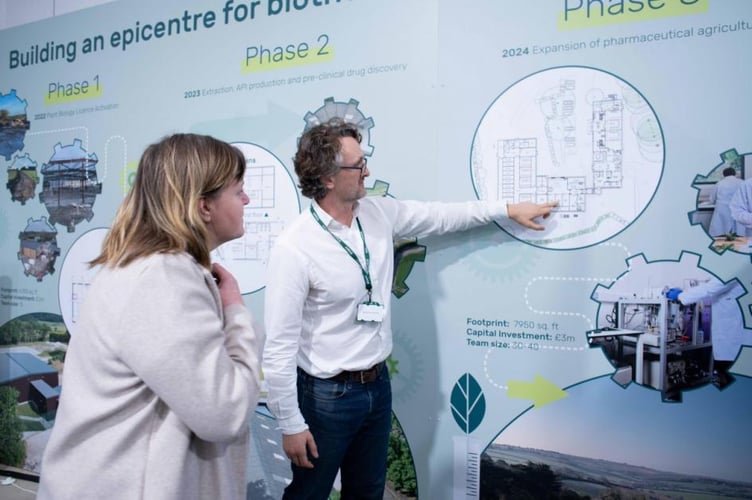 City MP Cherilyn Mackrory visiting Truro-based Phytome Life Sciences