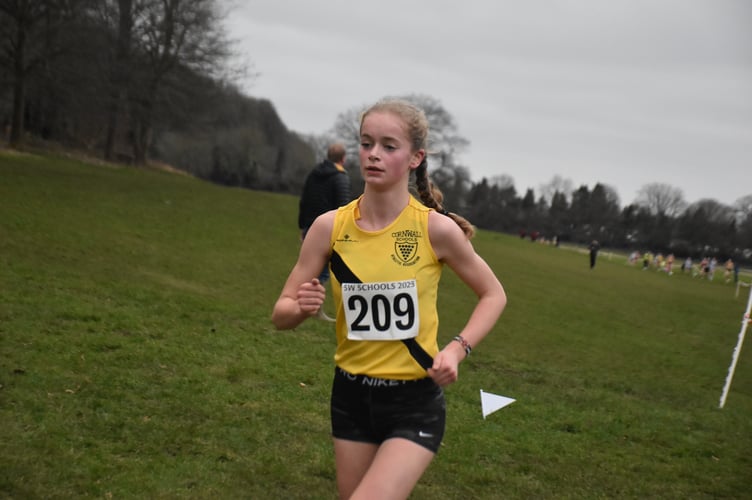 Holly Reid is part of Cornwall's team for the English Schools' Cross Country Championships