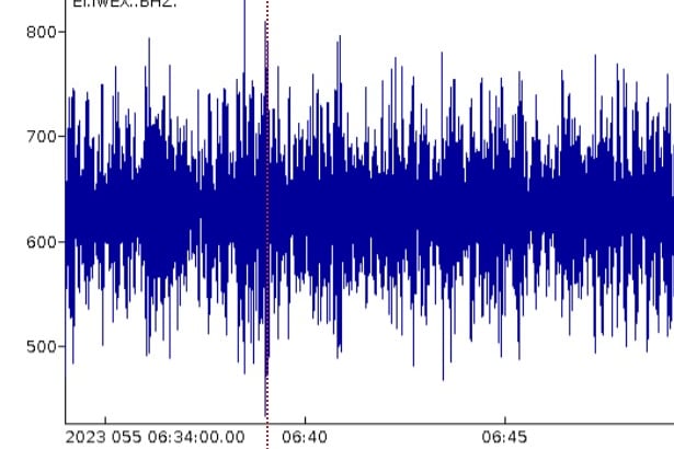 Cornwall earthquake Feb 24 2023