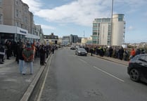 Video: asylum seeker protests in Cornwall