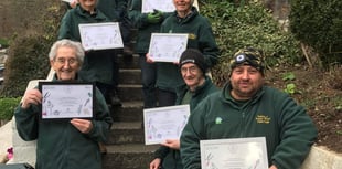 Sunny Corner volunteers scoop horticultural award