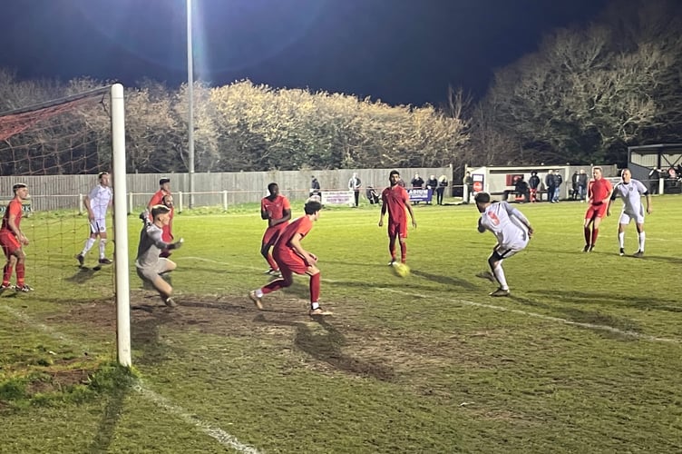 Action from Callington v St Blazey