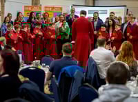Cathedral choristers wow Cornwall Chamber of Commerce 