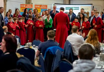Cathedral choristers wow Cornwall Chamber of Commerce 