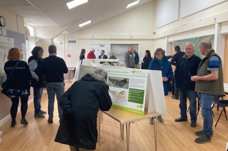 People attending the drop-in session