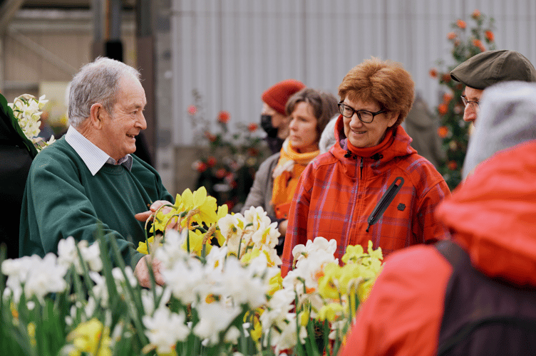 CGS Spring Flower Show 2 - Master Grower Ron Scamp Talks Daffodils - Photo Credit Ian Kingsnorth