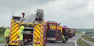 Gorse fires broke out