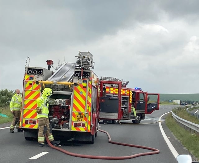 Gorse fires broke out