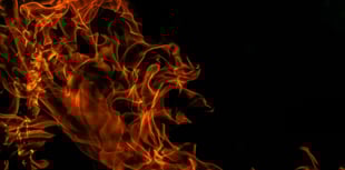 Fire crews tackle blaze in electrical sub station