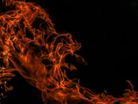 Loader burst into flames inside barn