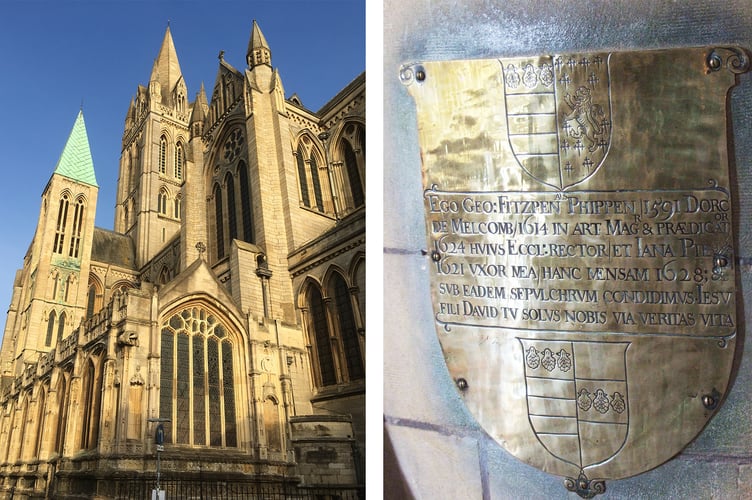 The Phippen memorial in Truro Cathedral;
