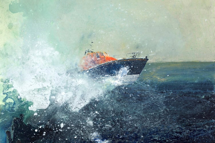 Punching Through by Kurt Jackson