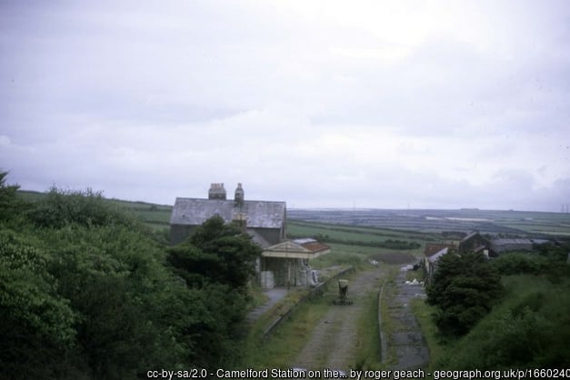 Camelford Station after closure