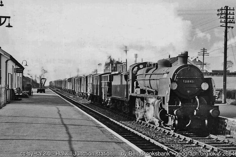 Halwill Junction prior to closure