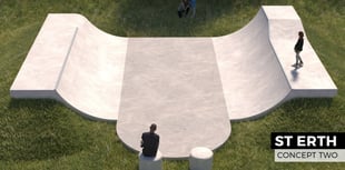 Redundant basketball area could be turned into a new mini skate ramp