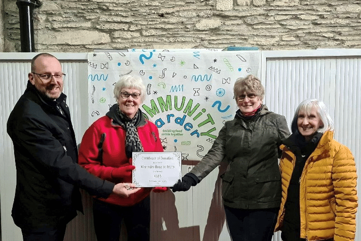 Volunteers at the Probus Community Larder