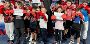 Police make donation to help out boxing club