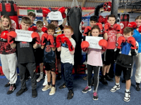 Police make donation to help out boxing club
