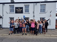 Speedo Mick given warm reception on the last leg of his long walk
