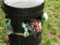 Kicking up a stink over bins