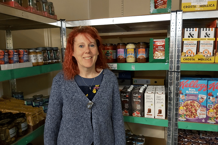 Community larder organiser Abbie Cavalera